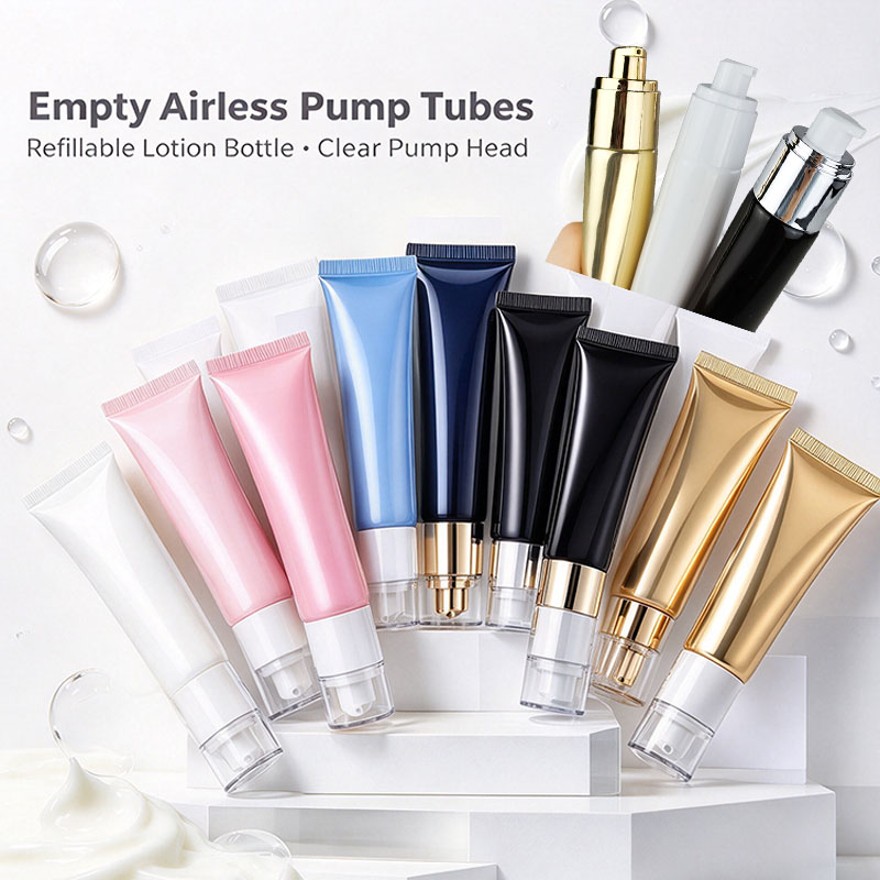 Luxury Skincare Packaging - 20/30/50pcs 50ml Empty Lotion Pump Squeeze