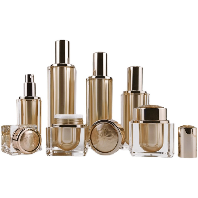 High-grade Acrylic Gold Cream  - Luxury Skincare Packaging recension och pris