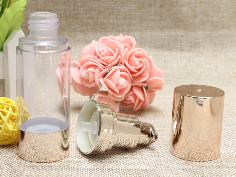 Airless Pump Bottle Light Gold - Luxury Skincare Packaging recension och pris