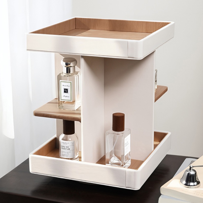 360° Rotating Makeup Organizer - Luxury Skincare Tools recension och pris