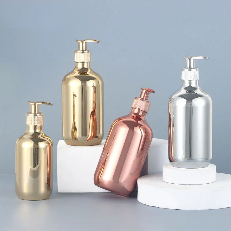 500ml Electroplating Gold Silv - Luxury Skincare Packaging recension och pris
